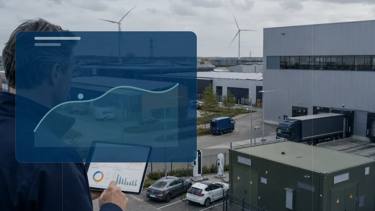 Netcongestie en netcapaciteit op een bedrijventerrein voor spitsmijden voor grootverbruikers