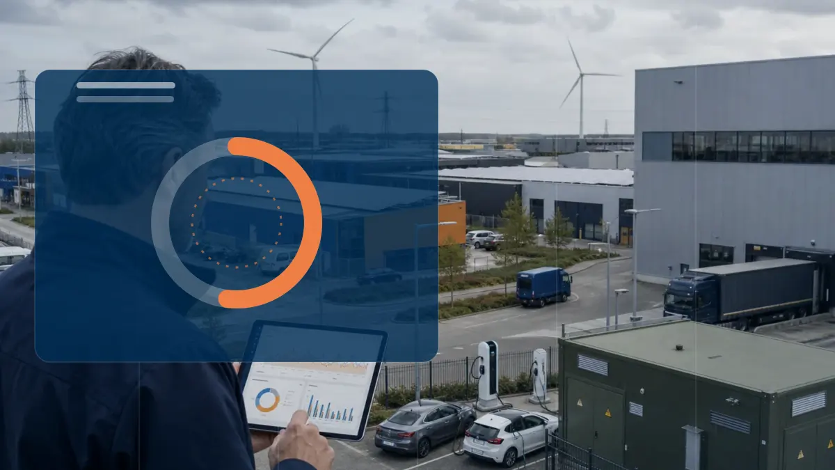 Netcongestie en netcapaciteit op een bedrijventerrein voor transportschaarste vs. capaciteitstekort