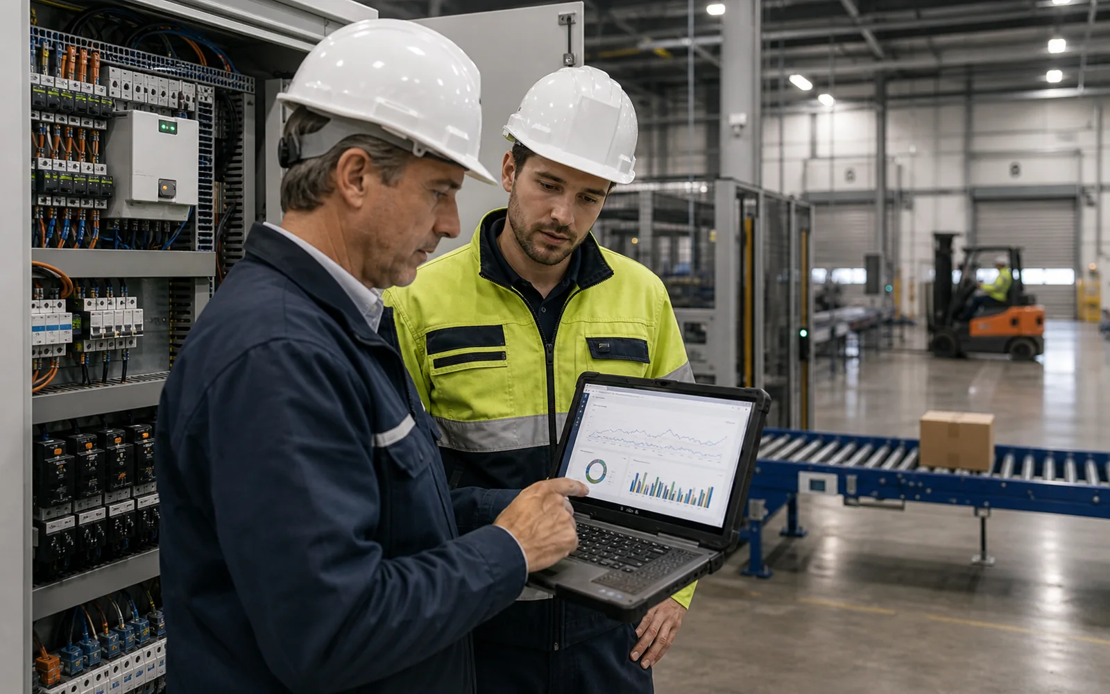Energiemonitoring voor productie met procesprofielen en piekbelasting