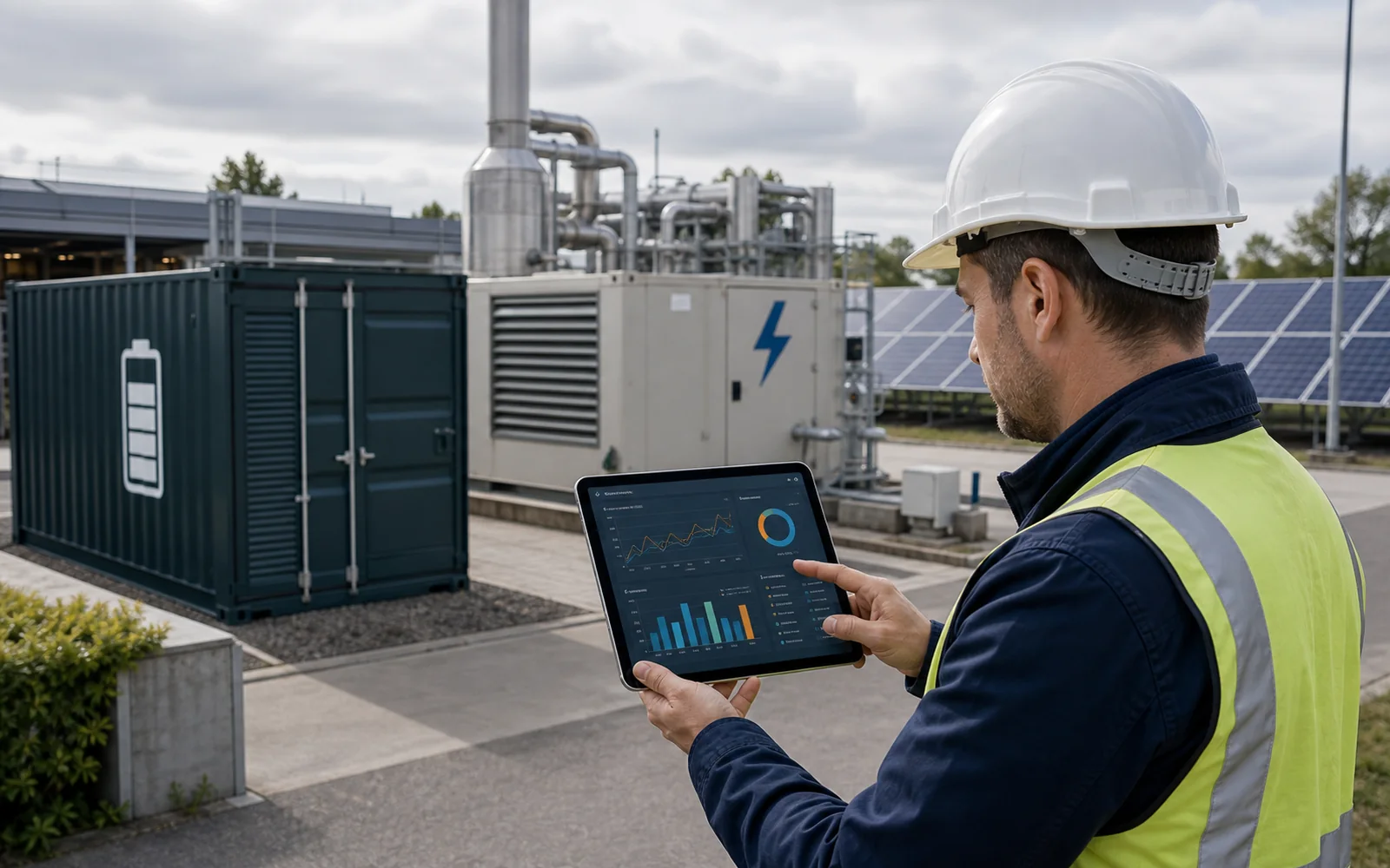 Linking the flexibility of battery and CHP to energy value