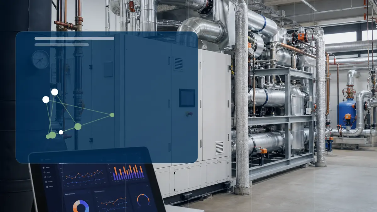 Electrification, heat and energy optimisation for Industrial heat pump
