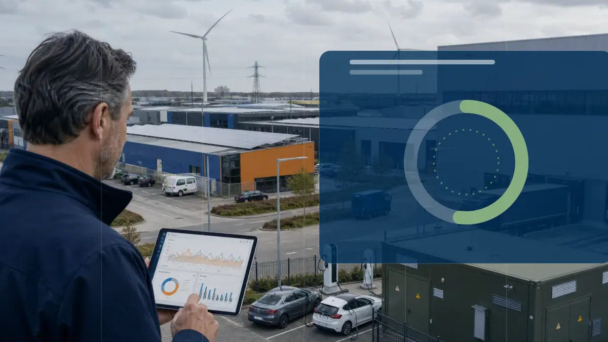 Netcongestie en netcapaciteit op een bedrijventerrein voor redispatch in NL