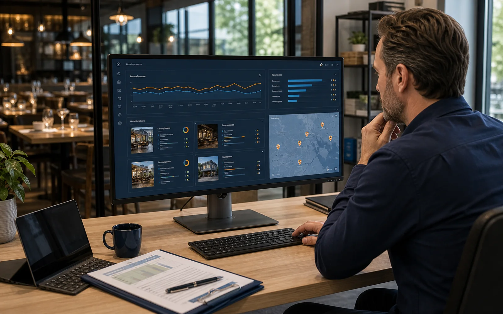 Energy management for a chain of hospitality locations
