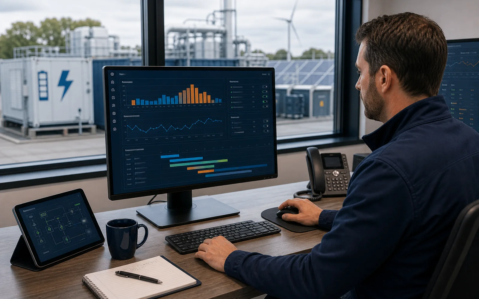 EPEX control with market prices and energy data