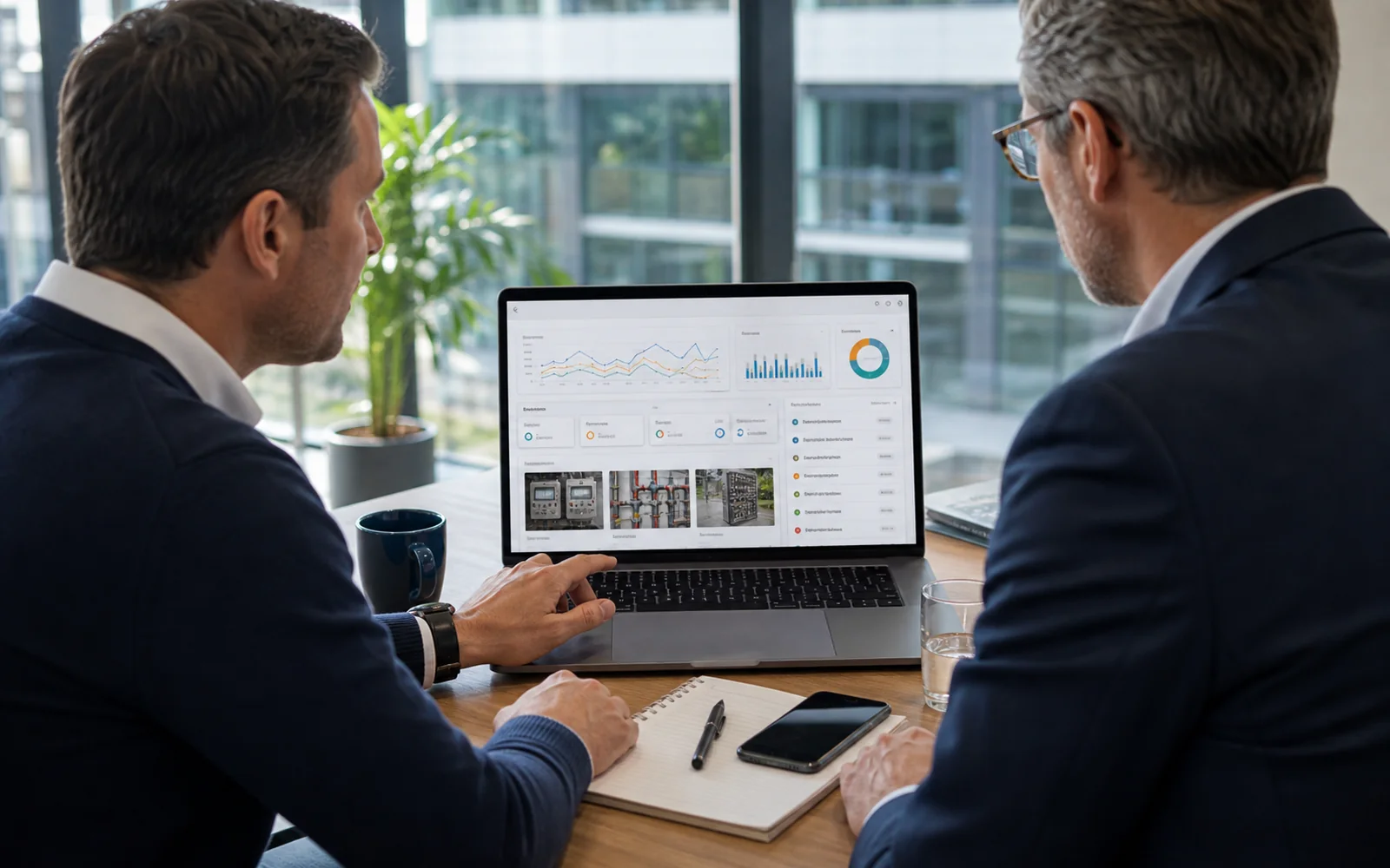 Energy insight dashboard with concrete business value