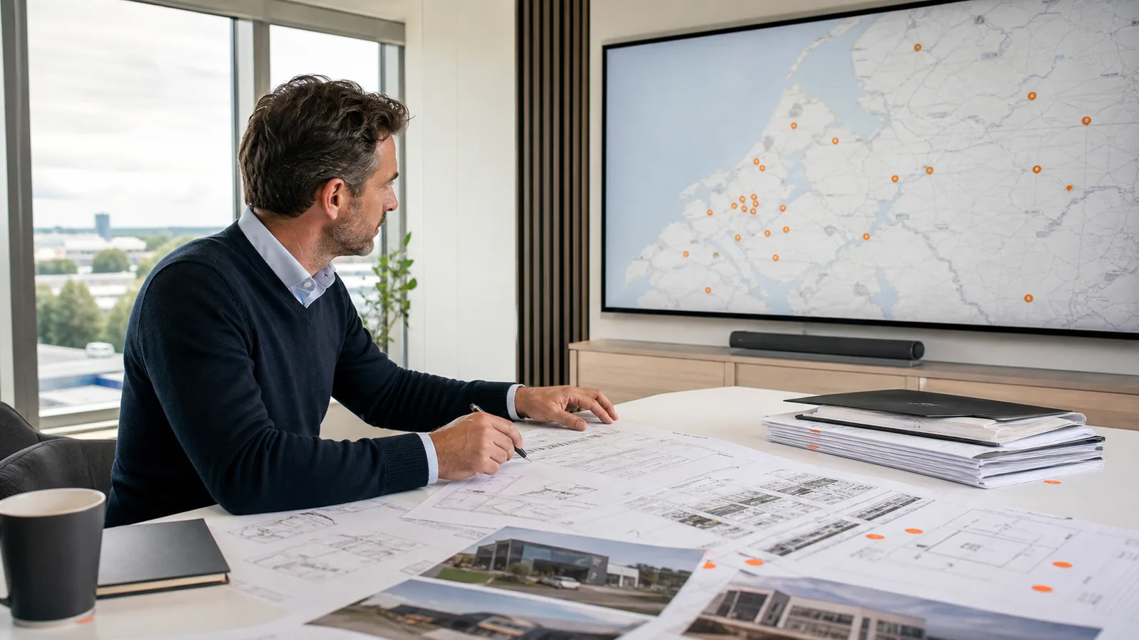 Business energy portal with linked energy data across multiple sites