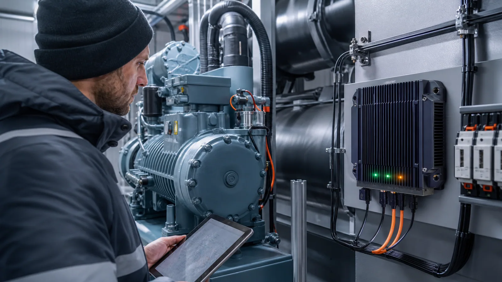 AI and data technology for energy management for Edge computing in energy